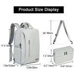 CADeN Camera Backpack w/ 15.6" Laptop Compartment, USB Charge Port, Tripod Holder, Rain Cover Compatible for Sony Canon Nikon