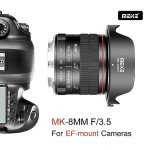Meike 8mm f3.5 Ultra Wide Angle Fisheye Lens for Canon EOS EF Mount APS-C Cameras EOS 70D 77D 80D Rebel T7i T6i T6s T6 T5i T5 T4i T3i SL2,etc