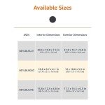 Amazon Basics Hard Camera Case with Wheels, Large, Black, Solid, 22"L x 14"W x 9.8"H