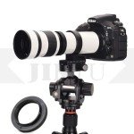 JINTU Telephoto Lens 420-1600mm F/8.3 for Canon EF Manual Zoom Lens 4000D 2000D 1200D T8i T7 T7i T6 T6s T6i T5 T5i 80D 77D 700D 70D 60D 50D 5D 6D 7D 600D 550D SLR Camera Lens Wildlife Moon