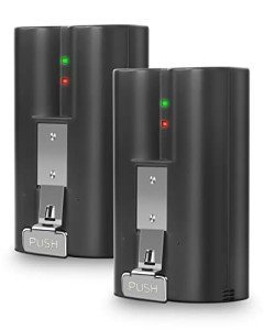 2Pack Replacement for Ring Battery Compatible with Ring-Doorbell-Camera 2/3/4/3plus, Stick Up Cam Battery (2nd and 3rd Gen), Also for Spotlight Cam and Peephole Cam, Rechargeable 3.65V 6040mAh Battery