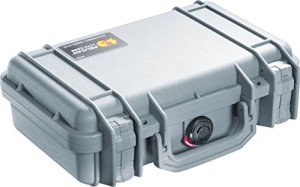 Pelican 1170 Case with Foam - Multi-Purpose Hard Shell Case with Foam for Camera, Drone, Pistol, Equipment, Electronics, and Gear (Silver)