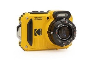 KODAK PIXPRO WPZ2 Rugged Waterproof Shockproof Dustproof WiFi Digital Camera 16MP 4X Optical Zoom 1080P Full HD Video Vlogging Camera 2.7" LCD (Yellow)