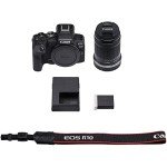 Canon EOS R10 RF-S18-150mm F3.5-6.3 is STM Lens Kit, Mirrorless Vlogging Camera, 24.2 MP, 4K Video, DIGIC X Image Processor, High-Speed Shooting, Subject Tracking, Compact, for Content Creators Black