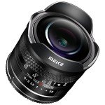 Meike 7.5mm f2.8 Ultra Wide Angle Manual Focus Diagonal Fisheye Lens for Panasonic Lumix M43 MFT Mount Digital Mirrorless Cameras GH3 GH4 GH5 GH6 GH7