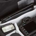 Amazon Basics Large DSLR Gadget Bag, Black with Grey Interior