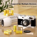 JESSY CR123A Rechargeable Battery, 3.7V Lithium Batteries for Arlo Wireless Cameras VMC3030 VMK3200 VMS3330 3430 3530 and Flashlight Polaroid Microphone (8 Pack)