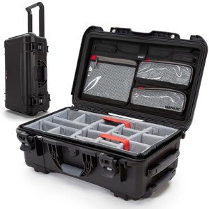 NANUK 935 Pro Photo Kit – Waterproof Travel Camera Hard Case with Padded Dividers and Wheels, 22” x 14” x 9” - Dustproof and Impact Resistant, Airline Carry-On Approved – Black
