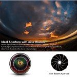 MEKE 8mm f3.5 Ultra Wide Angle Manual Focus Rectangular Fisheye Lens Compatible with Nikon APS-C DSLR D500 D3200 D3300 D3400 D3500 D5200 D5300 D5500 D5600 D7100 D7200 D7500 DSLR Cameras