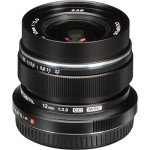 OM SYSTEM OLYMPUS M.Zuiko Digital ED 12mm F2.0 Black For Micro Four Thirds System Camera, Compact Wide Angle lens For Starry Sky and Landscape