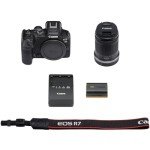 Canon EOS R7 RF-S18-150mm F3.5-6.3 IS STM Lens Kit, Mirrorless Vlogging Camera, 32.5 MP Image Quality, 4K 60p Video, DIGIC X Image Processor, Dual Pixel CMOS AF, Subject Detection, Content Creators