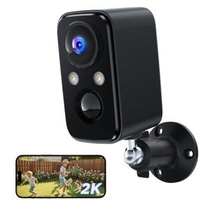 BECAMSO Security Cameras Wireless Outdoor Battery: 2K WiFi Camera Indoor for Home Security System - CCTV Camera Waterproof Night Vision - Camaras de Seguridad para Casa Inalambricas