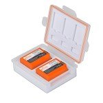 Pickle Power 2 Pack NP-FW50 Battery for Sony Alpha A6500, A6400, A6300, A6000, A3000, A5000, A5100, A7S II, A7R II, ZV-E10, A7, A7S, A7R, RX10 NEX-3/5/7 Series Camera, with Battery Case