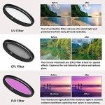 Canon EOS 2000D / Rebel T7 DSLR Camera with EF-S 18-55mm + EF 75-300mm Daul Lens + SanDisk 64GB Memory Card + Tripod + Case + Wideangle Lenses + ZeeTech Accessory Bundle (21pc Bundle) (Renewed)