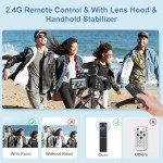 THPACIP 5K Video Camera Camcorder 64MP 18X Digital Zoom with IR Night Version Vlogging Camera for YouTube 3.0" LCD Touch Screen with WiFi, Lens Hood, 2.4G Remote Control, Microphone and 32GB SD Card