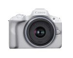 Canon EOS R50 Mirrorless Camera RF-S18-45mm F4.5-6.3 is STM Lens Kit, 24.2 Megapixel CMOS (APS-C) Sensor, 4K Video, Hybrid Camera, Photo and Video, Vlogging, Content Creator, RF Mount, White
