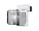 Canon EOS R50 Mirrorless Camera RF-S18-45mm F4.5-6.3 is STM Lens Kit, 24.2 Megapixel CMOS (APS-C) Sensor, 4K Video, Hybrid Camera, Photo and Video, Vlogging, Content Creator, RF Mount, White