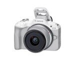 Canon EOS R50 Mirrorless Camera RF-S18-45mm F4.5-6.3 is STM Lens Kit, 24.2 Megapixel CMOS (APS-C) Sensor, 4K Video, Hybrid Camera, Photo and Video, Vlogging, Content Creator, RF Mount, White