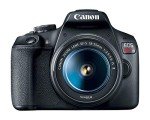 Canon EOS Rebel T7 DSLR Camera with 18-55mm Lens, 24.1MP CMOS Sensor, Built-in Flash, Wi-Fi, and NFC (Black, Renewed)