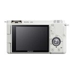 Sony Alpha ZV-E10 - APS-C Interchangeable Lens Mirrorless Vlog Camera - White