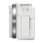 Sony Alpha ZV-E10 - APS-C Interchangeable Lens Mirrorless Vlog Camera - White