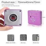 51MP HDMI Microscope Camera Digital Microscope Video Camera Industrial Electronic USB Microscope 120X C Mount Lens with Remote Control