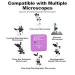 51MP HDMI Microscope Camera Digital Microscope Video Camera Industrial Electronic USB Microscope 120X C Mount Lens with Remote Control