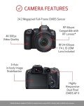 Canon EOS R6 Mark II Mirrorless Camera RF24-105mm F4 L USM Lens Kit, Hybrid Full-Frame Camera, 24.2 Megapixel CMOS Sensor. Photo and Video Camera Capabilities, RF Mount, Black