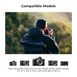 K&F Concept 3-Pack NP-FW50 Battery and Upgraded 3-Slot ZV-E10 Battery Charger Compatible with Sony Alpha A6400 A6000 A6300 A6500 A5000 A5100 A7 A7II A7R A7RII A7S A7SII RX10 II III IV Cameras