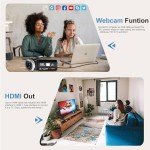 5K Camcorder Video Camera HD 64MP Camcorder 18X Digital Zoom with IR Night Version Vlogging Camera for Youtube 3.0" LCD Touch Screen with WIFI, Lens Hood, 32 GB SD Card and Remote Control, Microphone