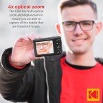 Kodak PIXPRO FZ45 Digital Camera Bundle with Black Point & Shoot Camera Case + Transcend 64GB SD Memory Card + Tri-fold Memory Card Wallet + Hi-Speed SD USB Card Reader + More (Black)