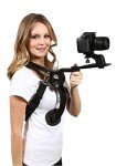 Cam Caddie® Scorpion EX Hands Free Shoulder Support Rig/Mount Compatible with Canon, Nikon, Sony, Panasonic/Lumix Style DSLR Camcorder or Video Camera includes: iPhone + GoPro Mount