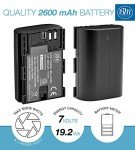 BM Premium 4 Pack of LP-E6N High Capacity Batteries for Canon EOS R, EOS 60D, EOS 70D, EOS 80D, EOS 90D, EOS 5D II, EOS 5D III, EOS 5D IV, EOS 5Ds, EOS 6D II, EOS 7D, EOS 7D Mark II, XC10 XC15 Cameras