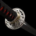 YONG XIN SWORD-Samurai Katana Sword, Japanese Handmade, Practical, 1095 Carbon Steel, Tempered/Clay Tempered, Full Tang, Sharp, Scabbard