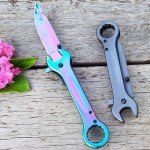 MADSMAUG Rainbow Utility Pocket Knife EDC Tool