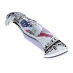 Patriotic Bald Eagle Folding Pocket Knife, 8