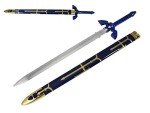 1sword Legend Master Sword Replica - 42" Twin Light Sword for Collection, Cosplay, LARP, Gifts - Master Sword Metal Fitting Design for Fans and Collectors
