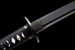 Traditional Heat/Clay Tempered Hand Forged | Real 1060/1095 T10 high Carbon Steel | Practical Authentic Japanese Samurai | Full Tang (Straps Scabbard)
