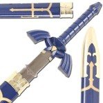 1sword Legend Master Sword Replica - 42" Twin Light Sword for Collection, Cosplay, LARP, Gifts - Master Sword Metal Fitting Design for Fans and Collectors
