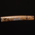 SV Mini Katana Samurai Sword Tanto Japanese Little Samurai Short Sword Printed 1045 Medium Carbon Steel Full Tang Hand Forged Sharp 16.53 inches