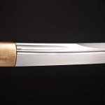 SV Mini Katana Samurai Sword Tanto Japanese Little Samurai Short Sword 1045 Medium Carbon Steel Full Tang Hand Forged Sharp 16.53 Inch Black
