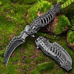 Skull Pocket Knife - Valhalla Reaper EDC Tool