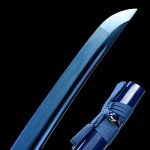 Traditional Heat/Clay Tempered Hand Forged | Real 1060/1095 T10 high Carbon Steel | Practical Authentic Japanese Samurai | Full Tang (Iron Tsuba)