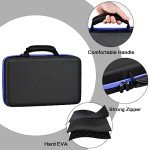 Knife Display Case for 66+ Pocket Knives, Butterfly Knife Storage Box, Folding Knives Organizer Holder, Knives Collection Protector for Survival, Tactical, Outdoor, EDC Mini Knife (Bag Only) - Blue