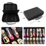 Knife Display Case,62 Slots Knife Case,Knife Storage,Butterfly Knives Storage Organizer,Pocket Knives Collection Protector Butterfly Knives Case For Survival Tactical Outdoor EDC Mini Knife (Black)
