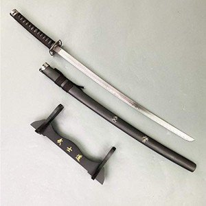 PS 40" Last Samurai Japanese Sword Katana Engraved Honor On Scabbard. for Collection. Gift, Outdoor Sword Swing Pratice Use