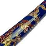 Bishamon 42 1/2" Samurai Sword Carbon Blade Dragon Scabbard in a Variety of Colors to Choose from Also Comes with a Wooden Stand