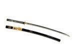 Handmade Sword - Fully Functional Hattori Hanzo Kill Bill Bill’s Katana Sword, 1045 Carbon Steel, Hand Forged Heat Tempered, Full Tang, Sharp, Black Scabbard
