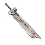 Metal Cloud Strife's Fusion Sword Disassembled Collectible Sword Miniature Handmade Crafts Game Weapon Fusion Sword Cloud Buster Sword 35CM/13.8"
