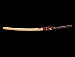 BOHIHYU Samurai Katana Sword - Handmade Japanese Katana with 1060/1095/Damascus/T10 Steel, Alloy Tsuba & Solid Wood Handle - Full Tang Sharp Blade for Martial Arts, Collection, Display